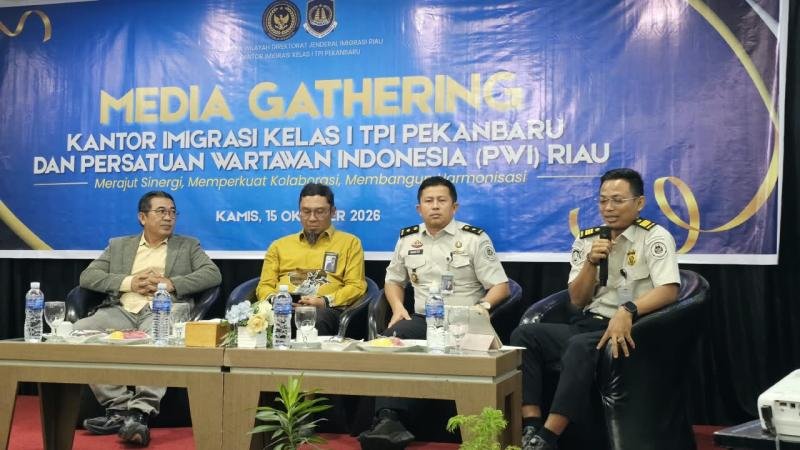 Media Gathering Imigrasi dengan PWI Riau, Usung Pelayanan Lebih Baik untuk Masyarakat